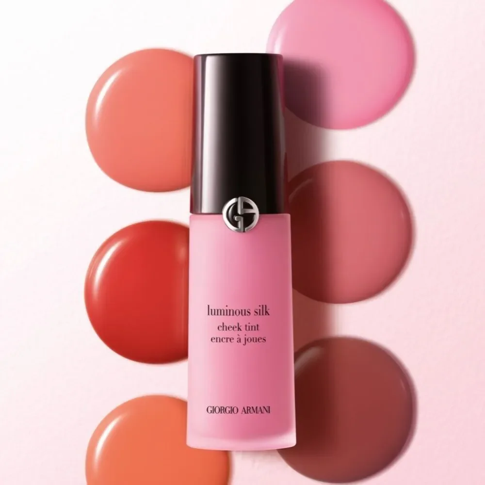 ARMANI BEAUTY Cheek Tint Longwear Lightweight Liquid Blush 41 Flaming Red